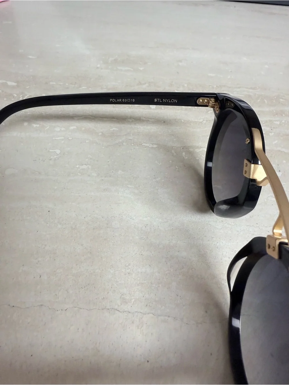 Krewe STL Nylon Black + Shadow 24K Polarized Sunglasses